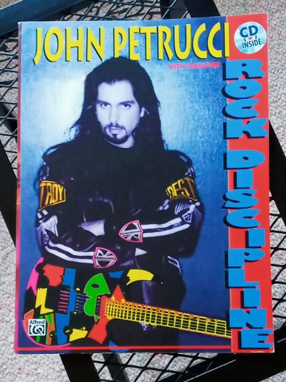 Alfred Instructional Guitar Book Rock Discipline John Petrucci w/Tablature & CD